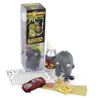 Velón Ritual Coco Eleggua  Abre Caminos